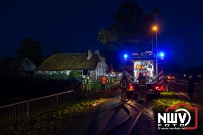 Brand in woning Zuiderzeestraatweg Oldebroek - © NWVFoto.nl
