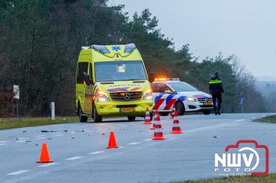 Twee auto's betrokken bij ongeval N309 Eperweg boven op de Wolberg 'tHarde. - © NWVFoto.nl