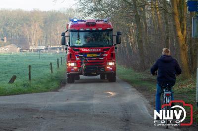 Schuurbrand Schootbruggeweg Doornspijk  - © NWVFoto.nl