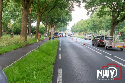 Opgeroepen traumahelikopter voor ongeval fietser met auto t.h.v. Stoopschaarweg, N309 Zuiderzeestraatweg-Oost in Elburg gecanceld. - © NWVFoto.nl